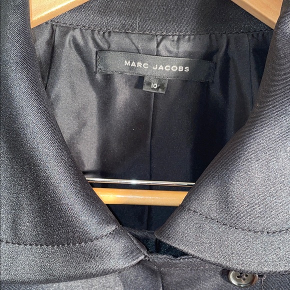 Marc Jacobs thick Black Double-Breasted Pea Coat. - Picture 3 of 11